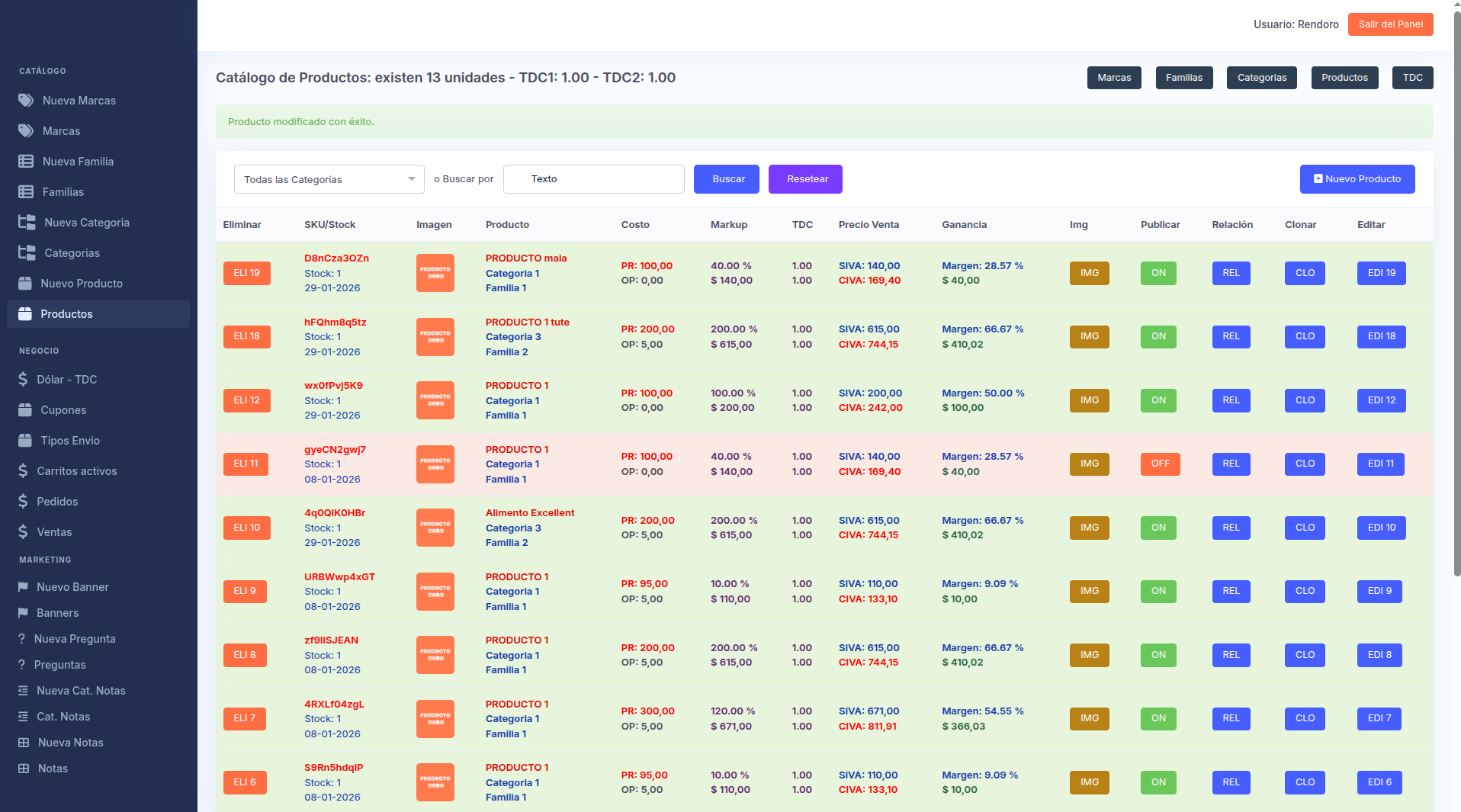 Portfolio Programador web